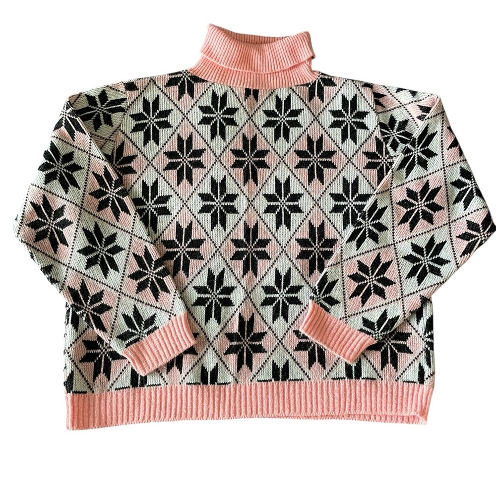 Art Knitting Authentic vintage 1980s sweater Stranger Things